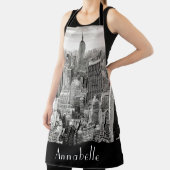 ニューヨーク帝国国家のパーソナライズ エプロン (インサイチュ)