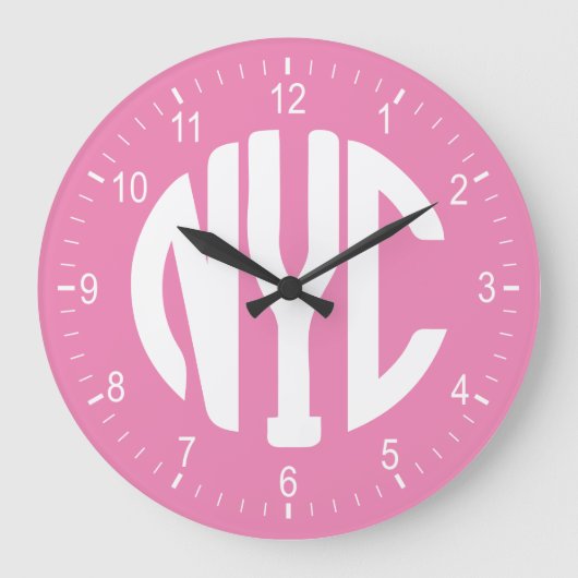 ニューヨーク徴候 ラージ壁時計 (正面)