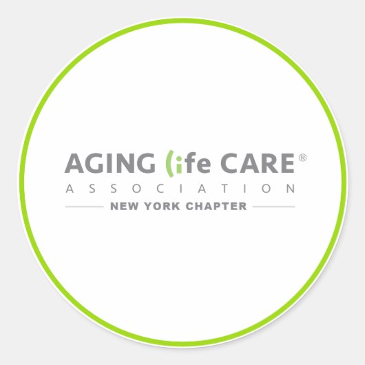 ニューヨーク支部ステッカー ラウンドシール (正面)