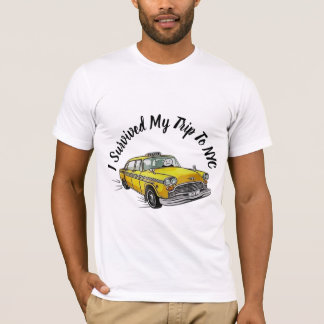 ニューヨーク旅行サバイバルTシャツ イエロータクシー Tシャツ