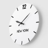 ニューヨーク時計 ラージ壁時計 (傾斜)