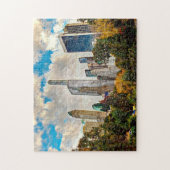 ニューヨーク最高の中央公園だ。抽象芸術 ジグソーパズル (縦)