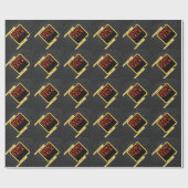 ニューヨーク横断歩道標識トーク ラッピングペーパー (フラット)