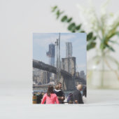 ニューヨーク歪み ポストカード (スタンド正面)