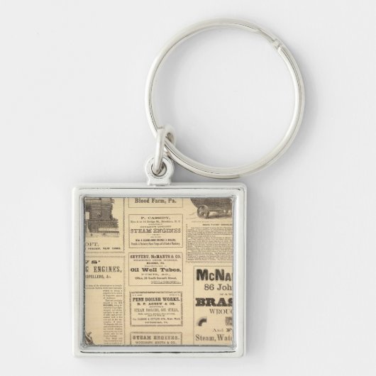 ニューヨーク油広告 キーホルダー (正面)