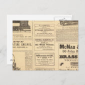 ニューヨーク油広告 ポストカード (正面/裏面)