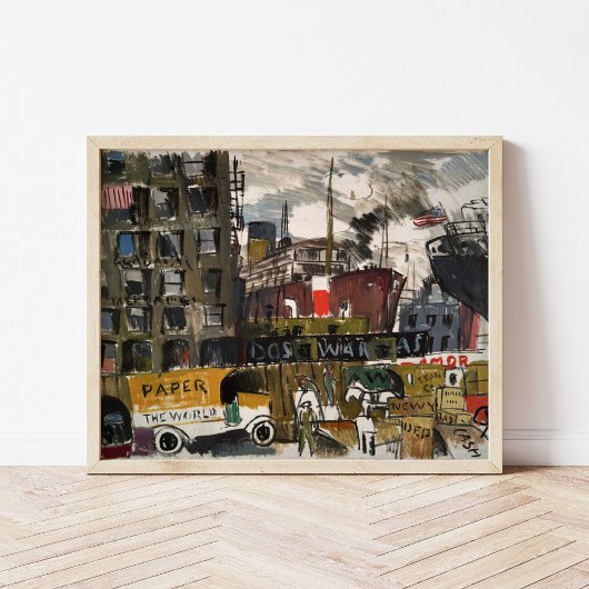 ニューヨーク波止場 | Joaquin Torres-Garcia ポスター