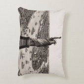 ニューヨーク港の自由の女神 アクセントクッション (裏面(縦))