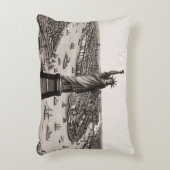 ニューヨーク港の自由の女神 アクセントクッション (正面(垂直))