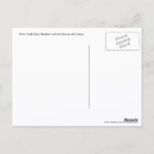 ニューヨーク港自由の女神 ポストカード (裏面)