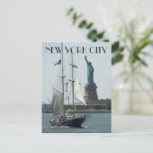 ニューヨーク港自由の女神 ポストカード (スタンド正面)