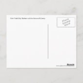 ニューヨーク港自由の女神 ポストカード (裏面)