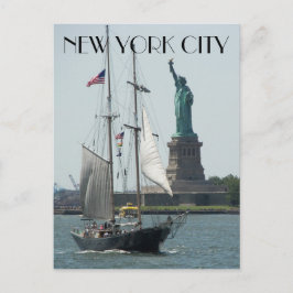 ニューヨーク港自由の女神 ポストカード
