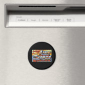 ニューヨーク湖からの挨拶 マグネット (インサイチュ (食洗機))