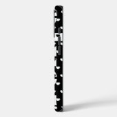 ニューヨーク白黒ハートパターン Case-Mate iPhoneケース (裏面 / 左)