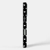 ニューヨーク白黒ハートパターン Case-Mate iPhoneケース (裏面 / 右)