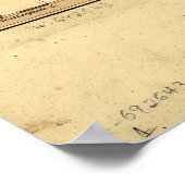 ニューヨーク省とニュージャージーの地図(1776) ポスター (角)