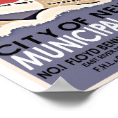 ニューヨーク空港ヴィンテージポスター – 1930年頃 ポスター (角)