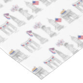 ニューヨーク第4戦！NYC 7月4日愛国花火 テーブルクロス (アングル)