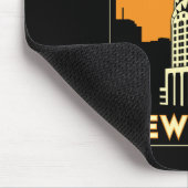 ニューヨーク米国米国のヴィンテージのレトロ旅行 マウスパッド (コーナー)