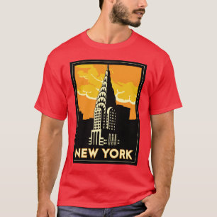 ニューヨーク米国米国のヴィンテージのレトロ旅行 Tシャツ