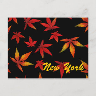 ニューヨーク紅葉はがき ポストカード