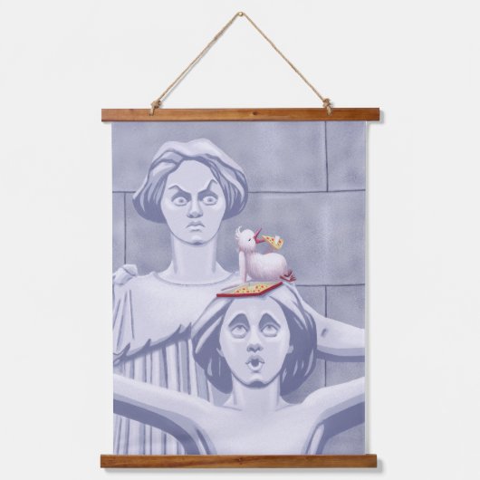 ニューヨーク紛争 吊り下げ型タペストリー (正面)