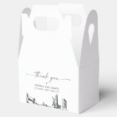 ニューヨーク結婚市のパーソナライズされたお願い フェイバーボックス (オープン)