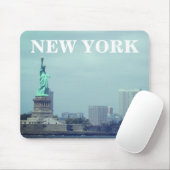 ニューヨーク自由と街並み マウスパッド (マウス)