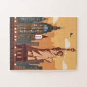 ニューヨーク自由の女神ジグソーパズル ジグソーパズル (横)