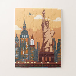 ニューヨーク自由の女神ジグソーパズル ジグソーパズル