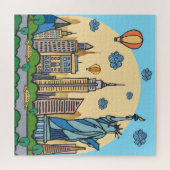 ニューヨーク自由の女神パズル ジグソーパズル (横)