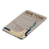 ニューヨーク自由の女神レトロ マグネット (左側)