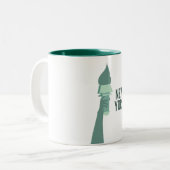 ニューヨーク自由の女神 ツートーンマグカップ (正面左)