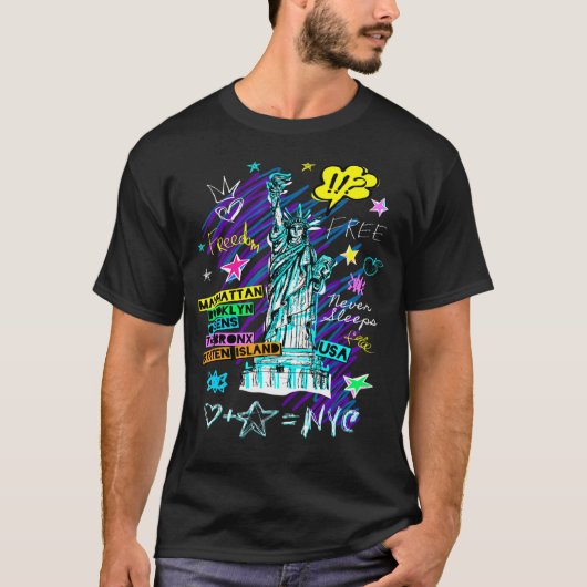 ニューヨーク自由の女神 Tシャツ (正面)