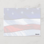 ニューヨーク自由はがきの像 ポストカード (裏面)