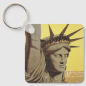 ニューヨーク航空ラインの統一された旅行ポスター キーホルダー (正面)