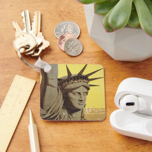 ニューヨーク航空ラインの統一された旅行ポスター キーホルダー (デスク)