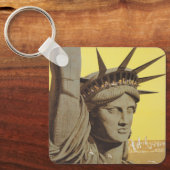 ニューヨーク航空ラインの統一された旅行ポスター キーホルダー (正面)