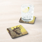 ニューヨーク航空ラインの統一された旅行ポスター コースター (右側)