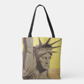 ニューヨーク航空ラインの統一された旅行ポスター トートバッグ (裏面)