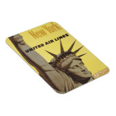 ニューヨーク航空ラインの統一された旅行ポスター マグネット (右側)