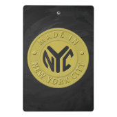 ニューヨーク製 ミニクリップボード (裏面)