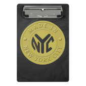 ニューヨーク製 ミニクリップボード (正面)