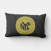 ニューヨーク製 ランバークッション (裏面)