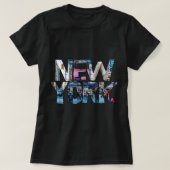 ニューヨーク観光客NYC USA I love NYヒップホップギフトWo Tシャツ (デザイン正面)