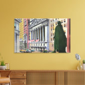 ニューヨーク証券取引所ビル キャンバスプリント (インサイチュ (リビング))