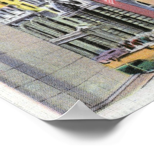 ニューヨーク証券取引所ビル ポスター (角)