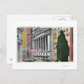 ニューヨーク証券取引所ビル ポストカード (正面/裏面)