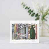 ニューヨーク証券取引所ビル ポストカード (スタンド正面)